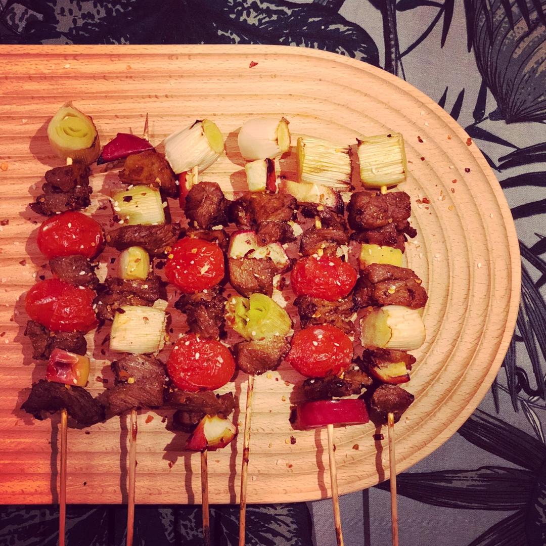 秘制烧烤牛肉串