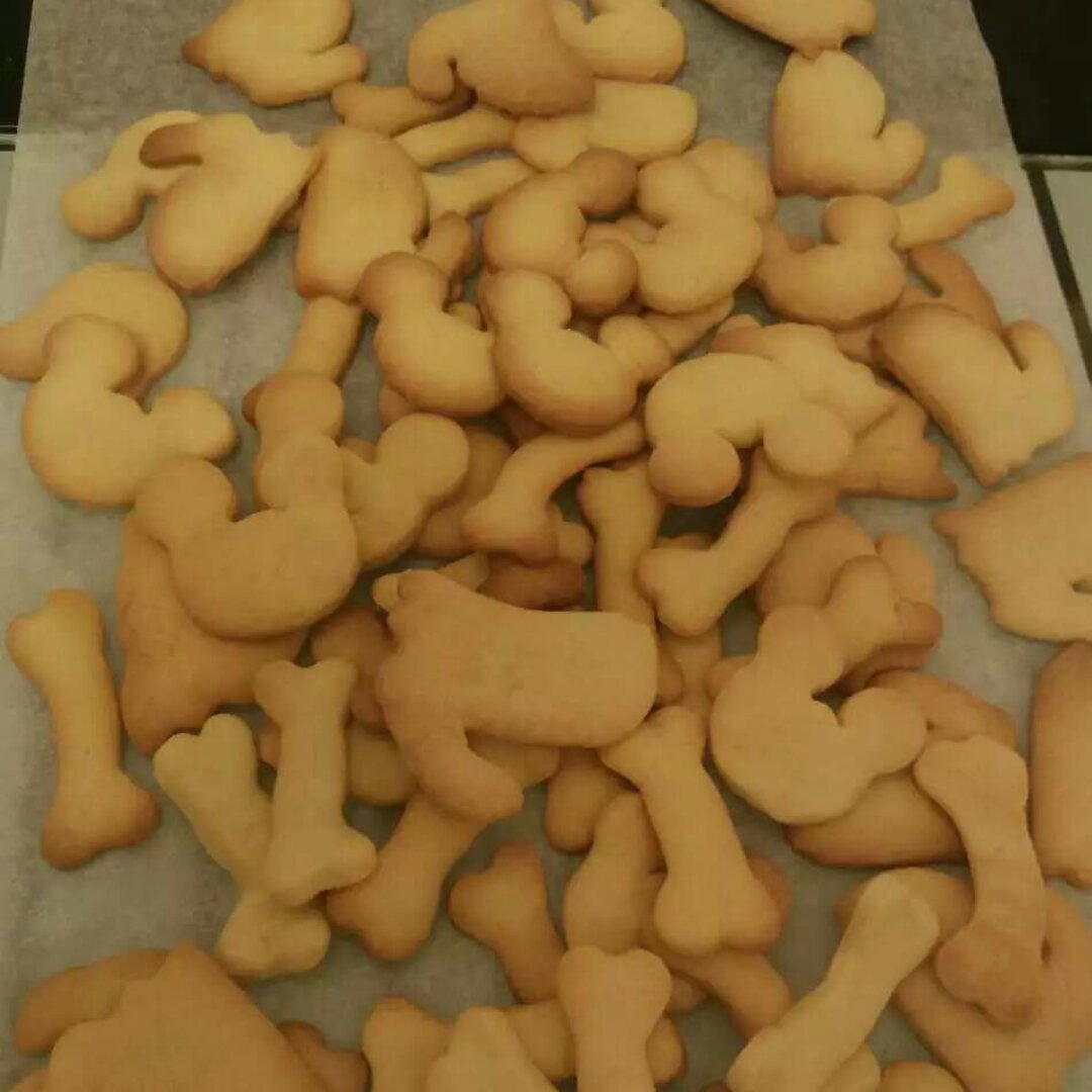 甜脆酥的黄油曲奇饼干