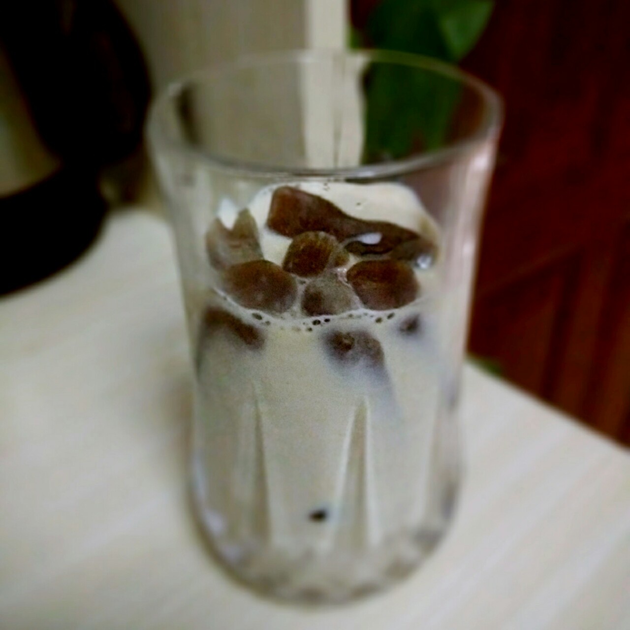 朴素的冰咖啡