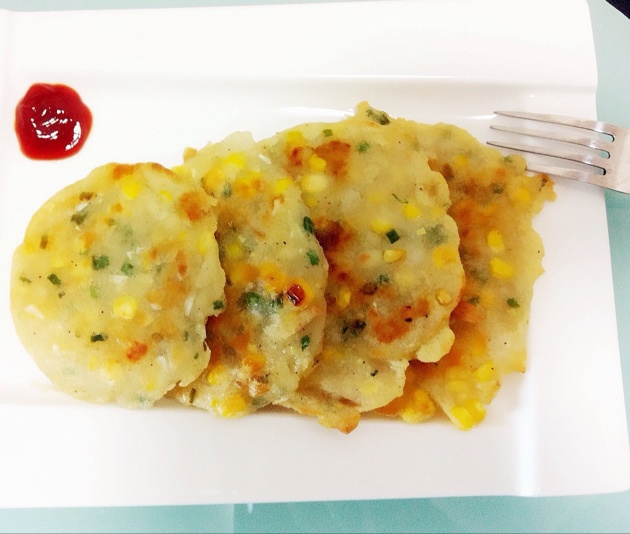 胡萝卜早餐饼