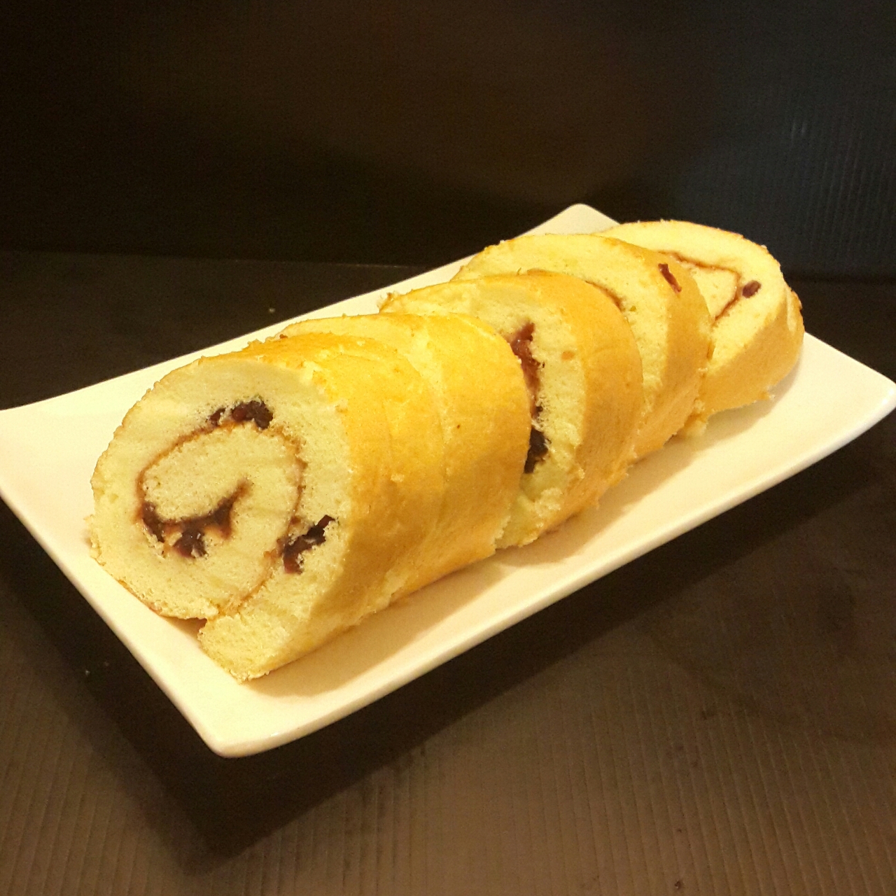 tina安琪做的戚风蛋糕卷(家用30l烤箱自带烤盘之3蛋卷卷)