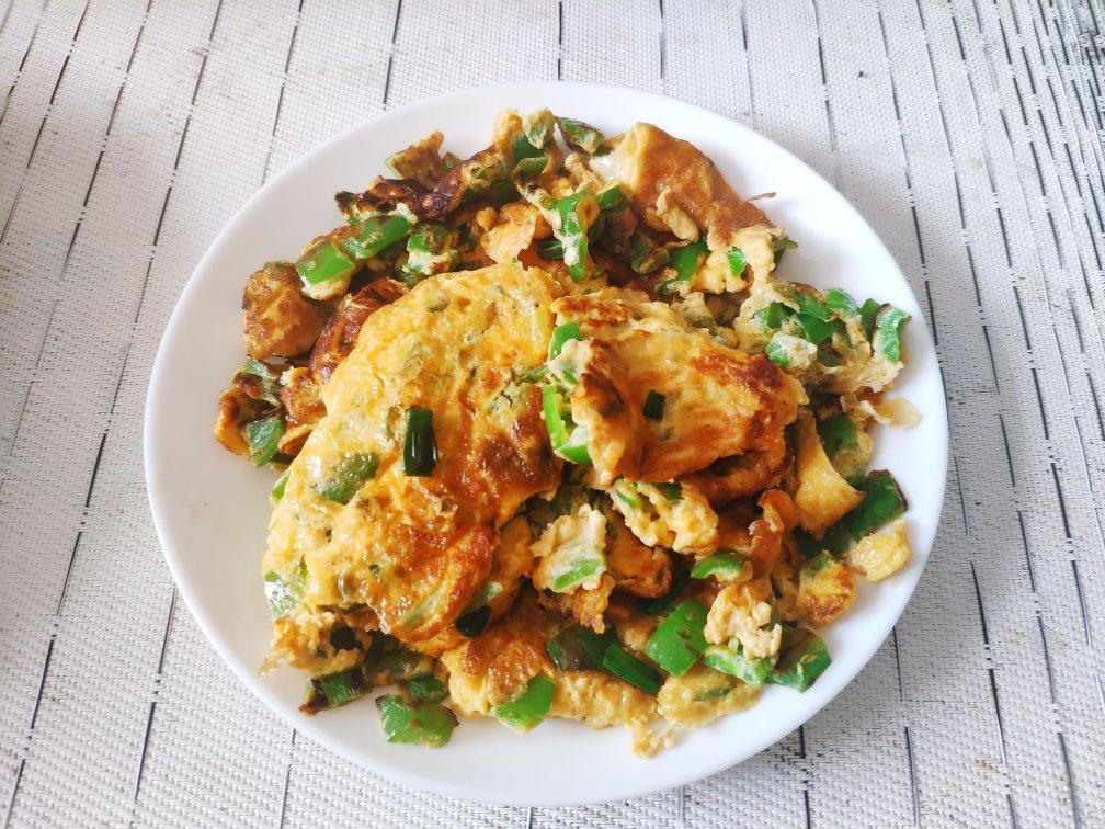 青椒鸡蛋饼