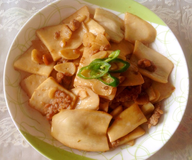 老丁的私房菜-美极杏鲍菇