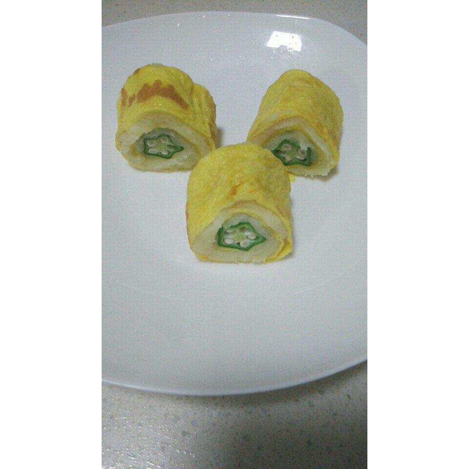 土豆秋葵卷