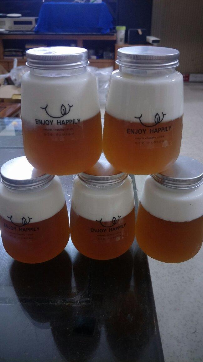自制柠檬红茶冻撞奶