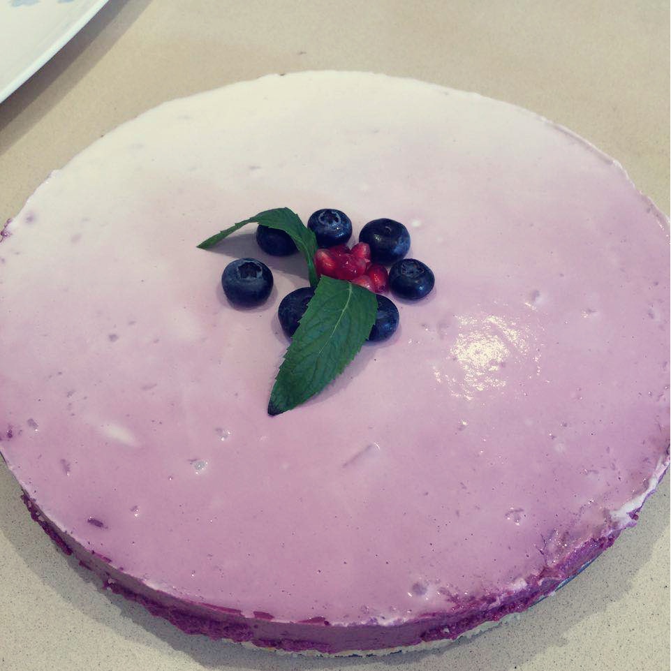 回忆-13做的《tinrry下午茶》教你做蓝莓益力多慕斯