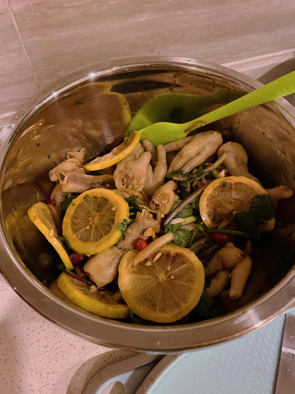 🍋柠檬百香果🌶️酸辣网红鸡爪