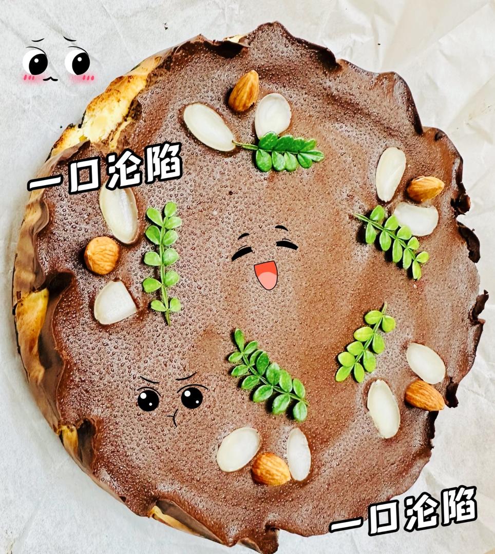 巧克力巴斯克蛋糕