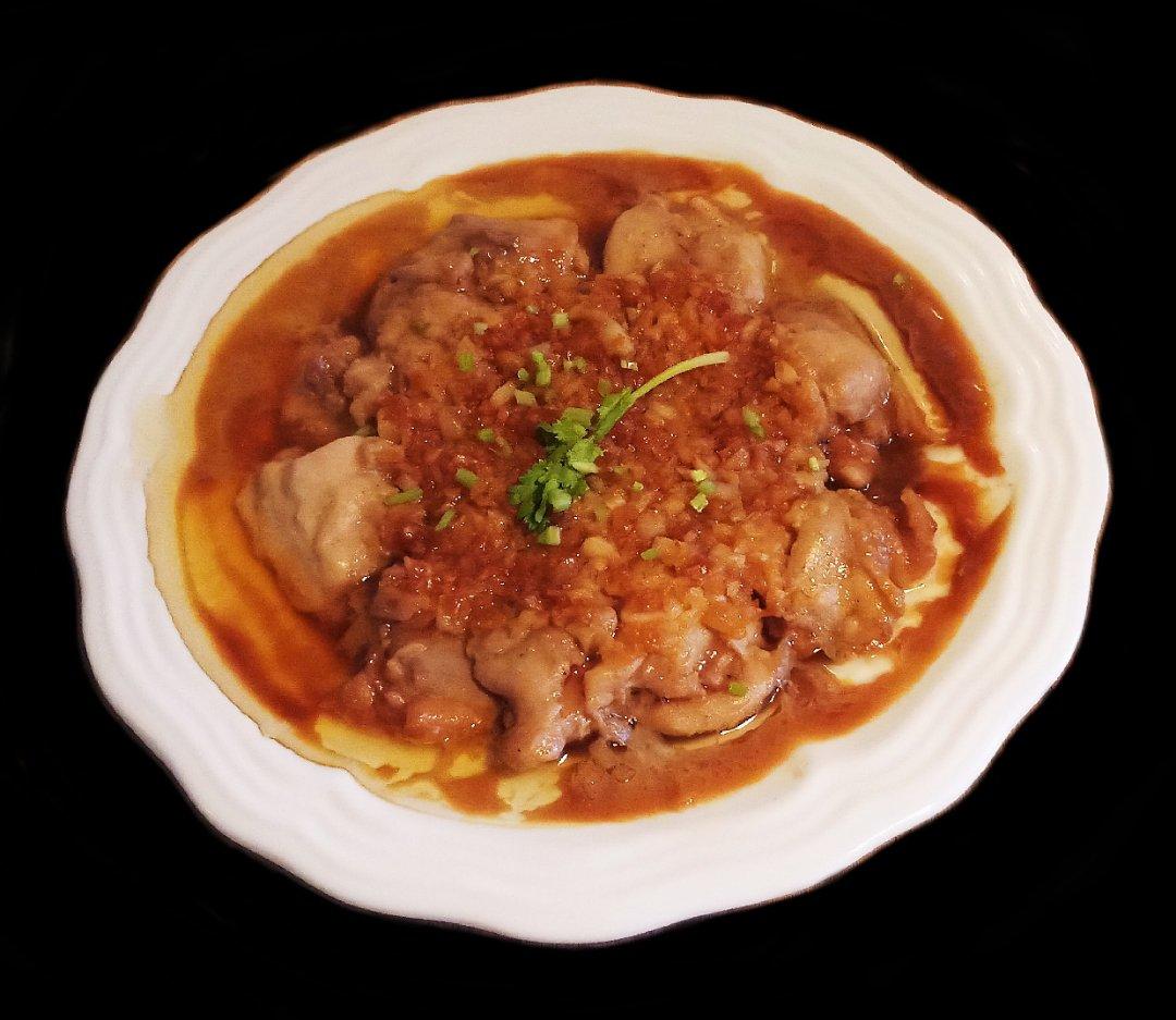 蒜蓉蒸鸡胸（鸡腿）