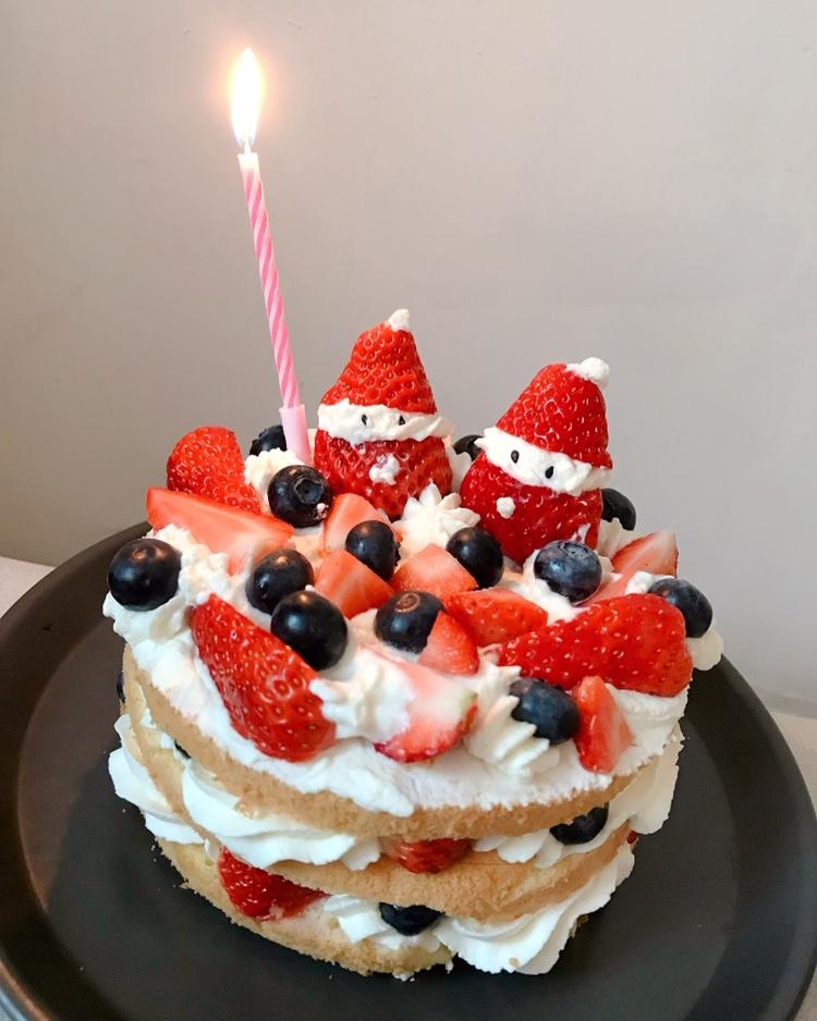 圣诞呆萌裸蛋糕