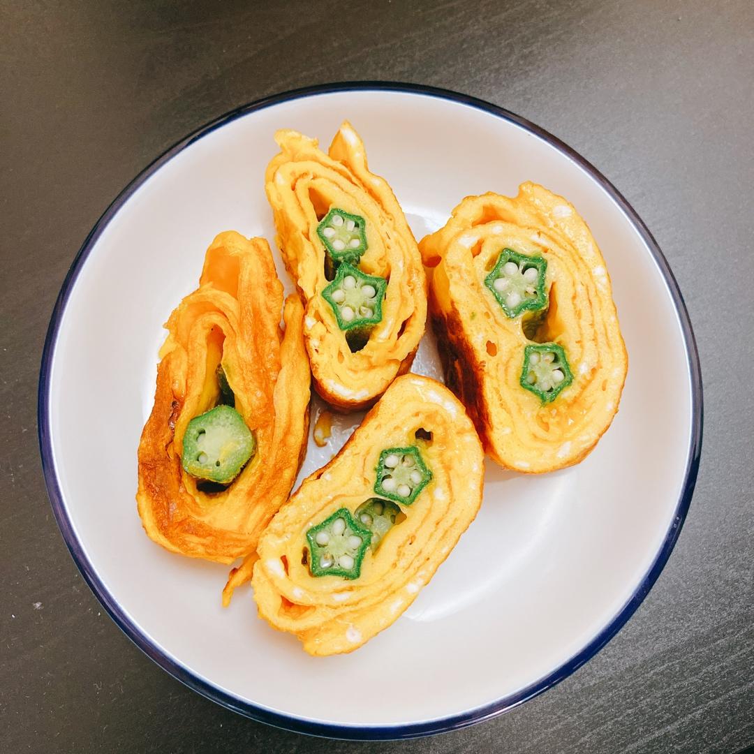 🌸秋葵厚蛋烧🌸健康好吃又营养😋