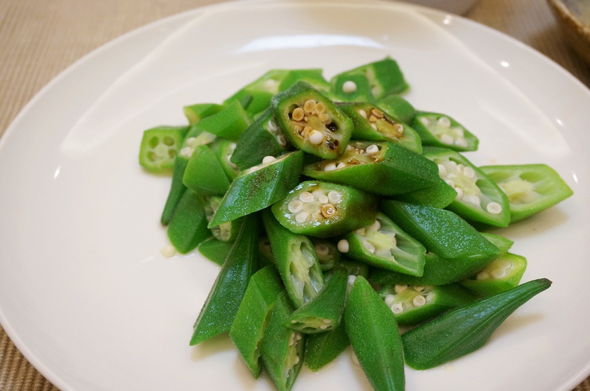 凉拌菜之爽口黄秋葵