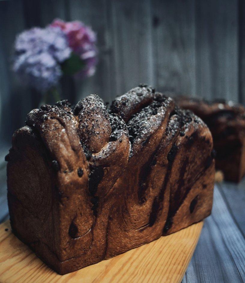 雪山巧克力吐司（巧克力奥利奥吐司面包）