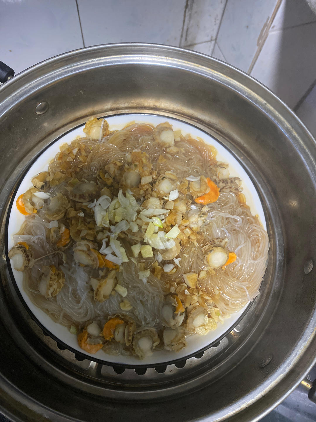 蒜蓉粉丝蒸扇贝