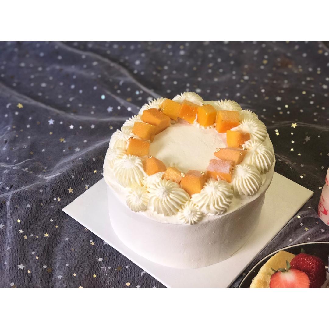 芒果奶油蛋糕