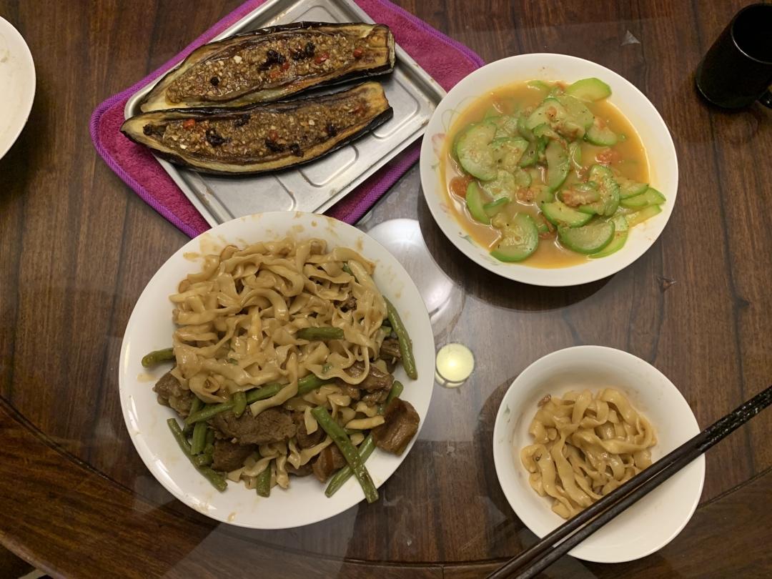豆角焖面