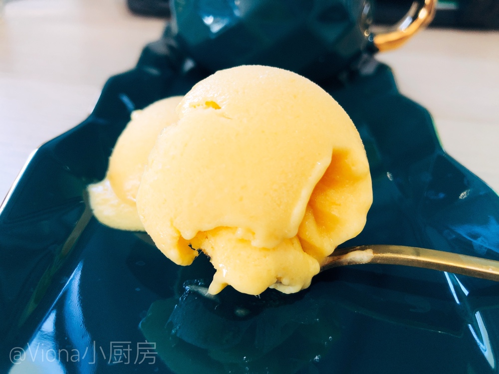 芒果冰淇淋（3步骤）