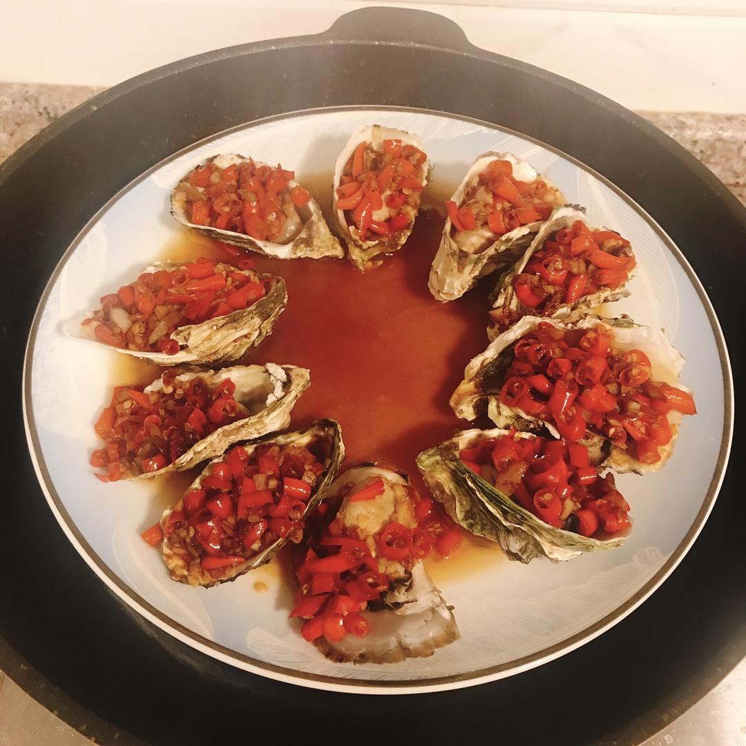 超简单～蒸蒜蓉生蚝