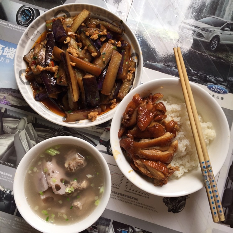 照烧鸡腿饭