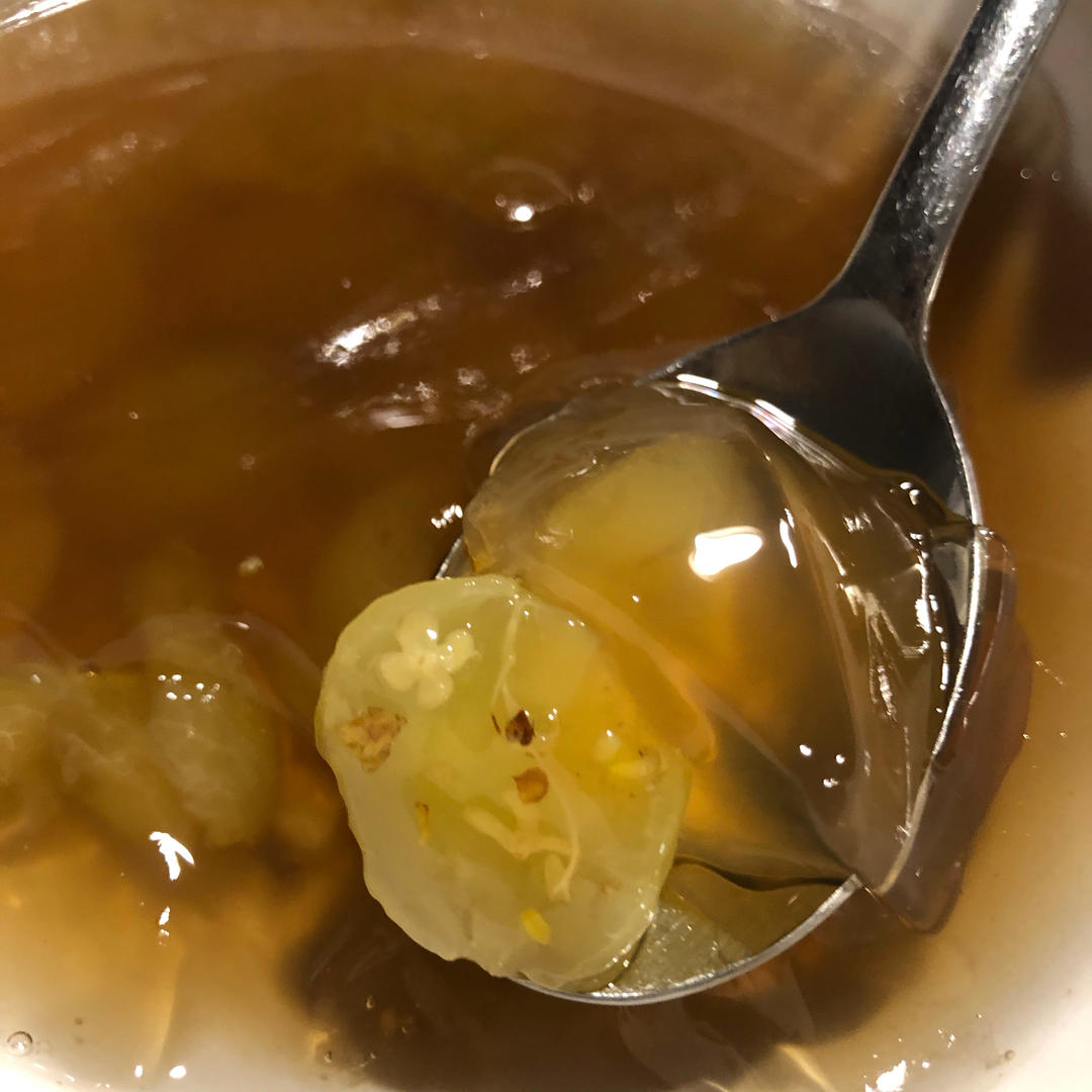 蜂蜜葡萄桂花冻