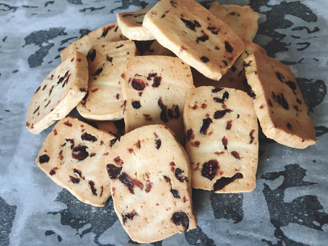 低糖少油版蔓越莓饼干