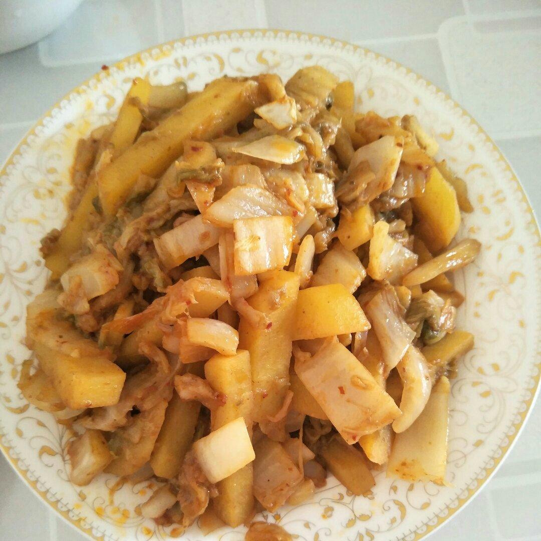 酸菜炒土豆丝