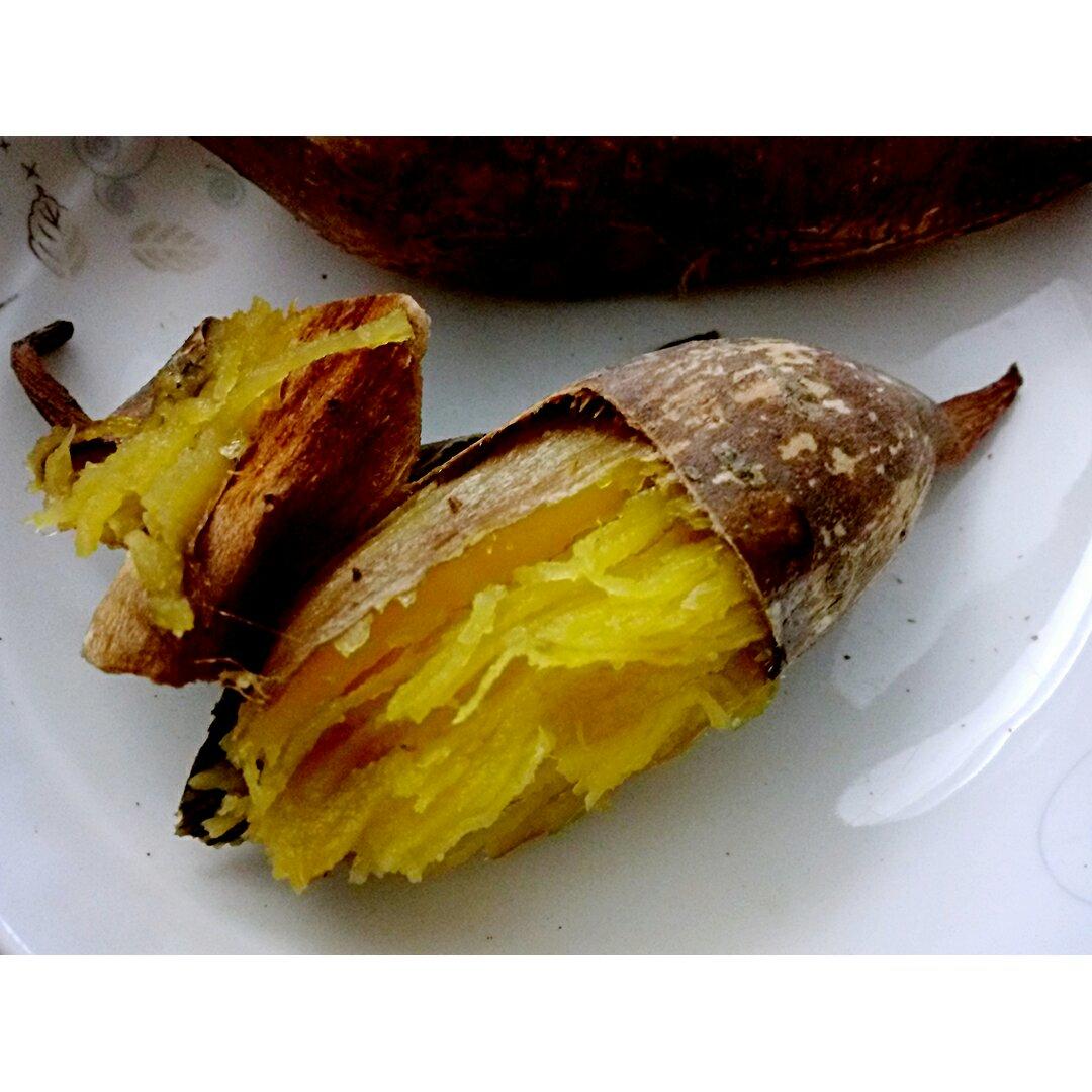 烤箱烤红薯