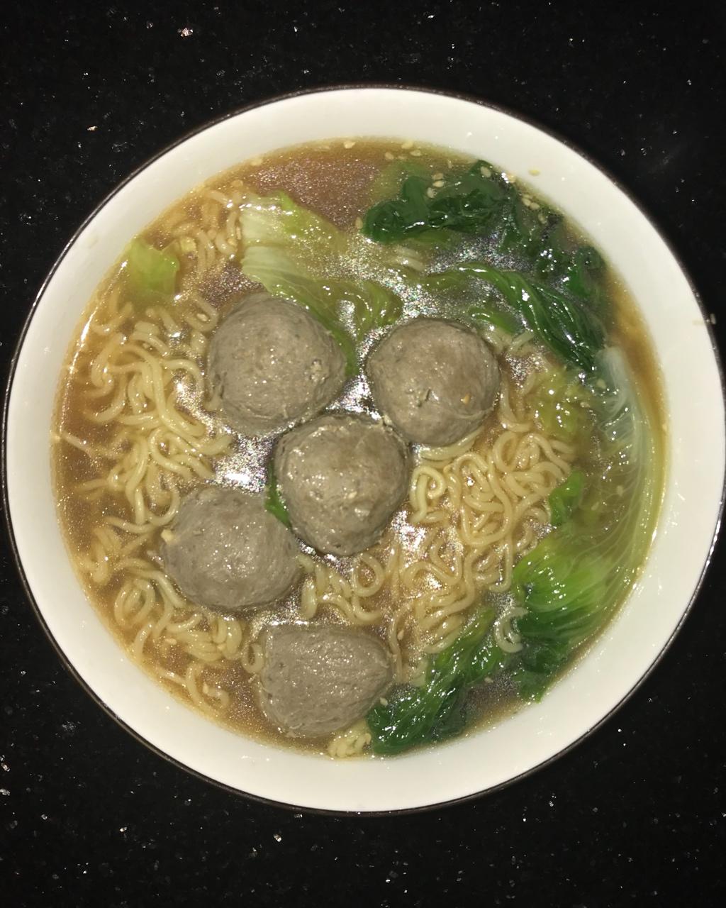 一碗朴素的牛肉丸面