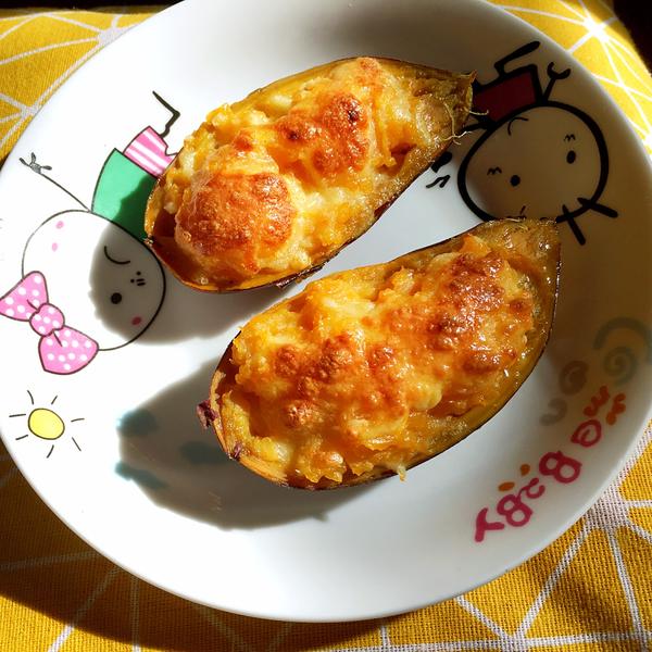 芝士奶油焗红薯
