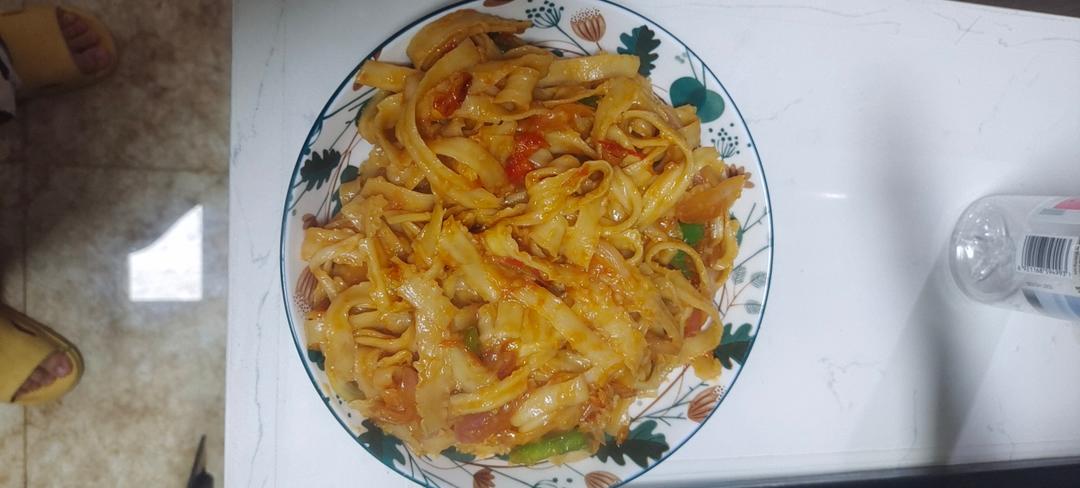 炒刀削面