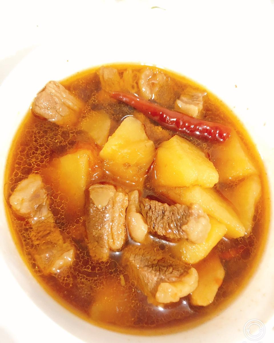 番茄土豆炖牛腩