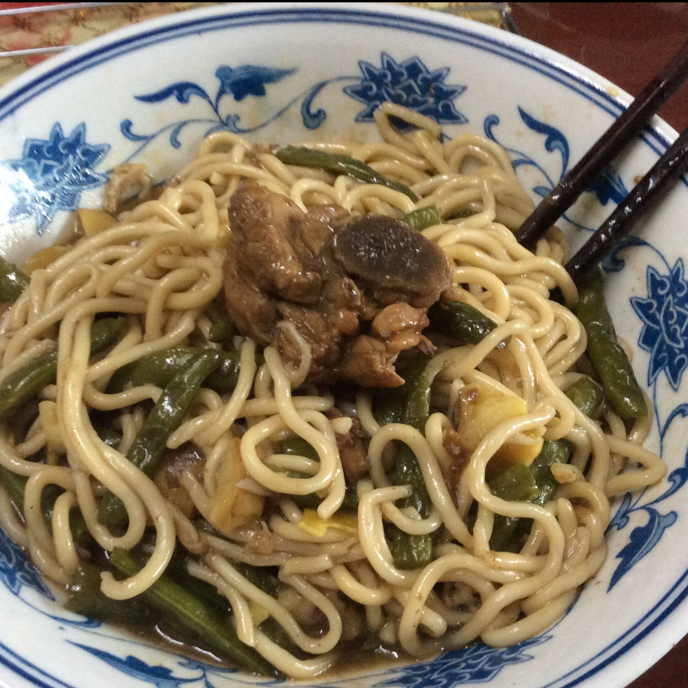 豆角焖面