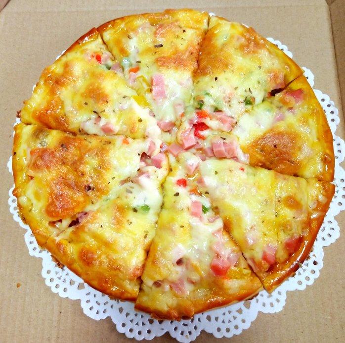 手机用户3737_a9ih做的八寸披萨饼皮(四个)制作