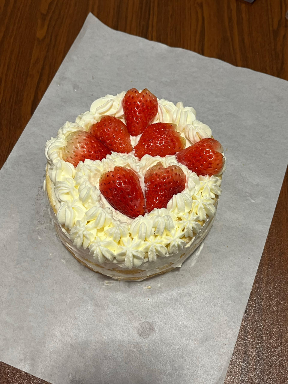 《Tinrry+》草莓奶油蛋糕（8寸配方）