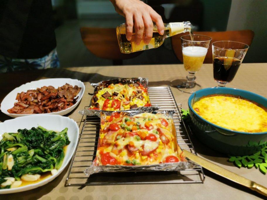 培根西兰花焗南瓜