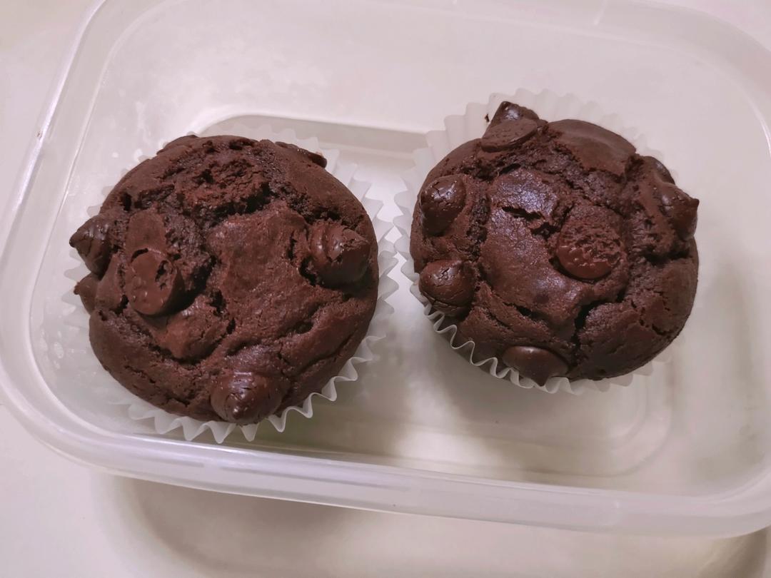 在家做巧克力蘑菇头麦芬蛋糕🍫