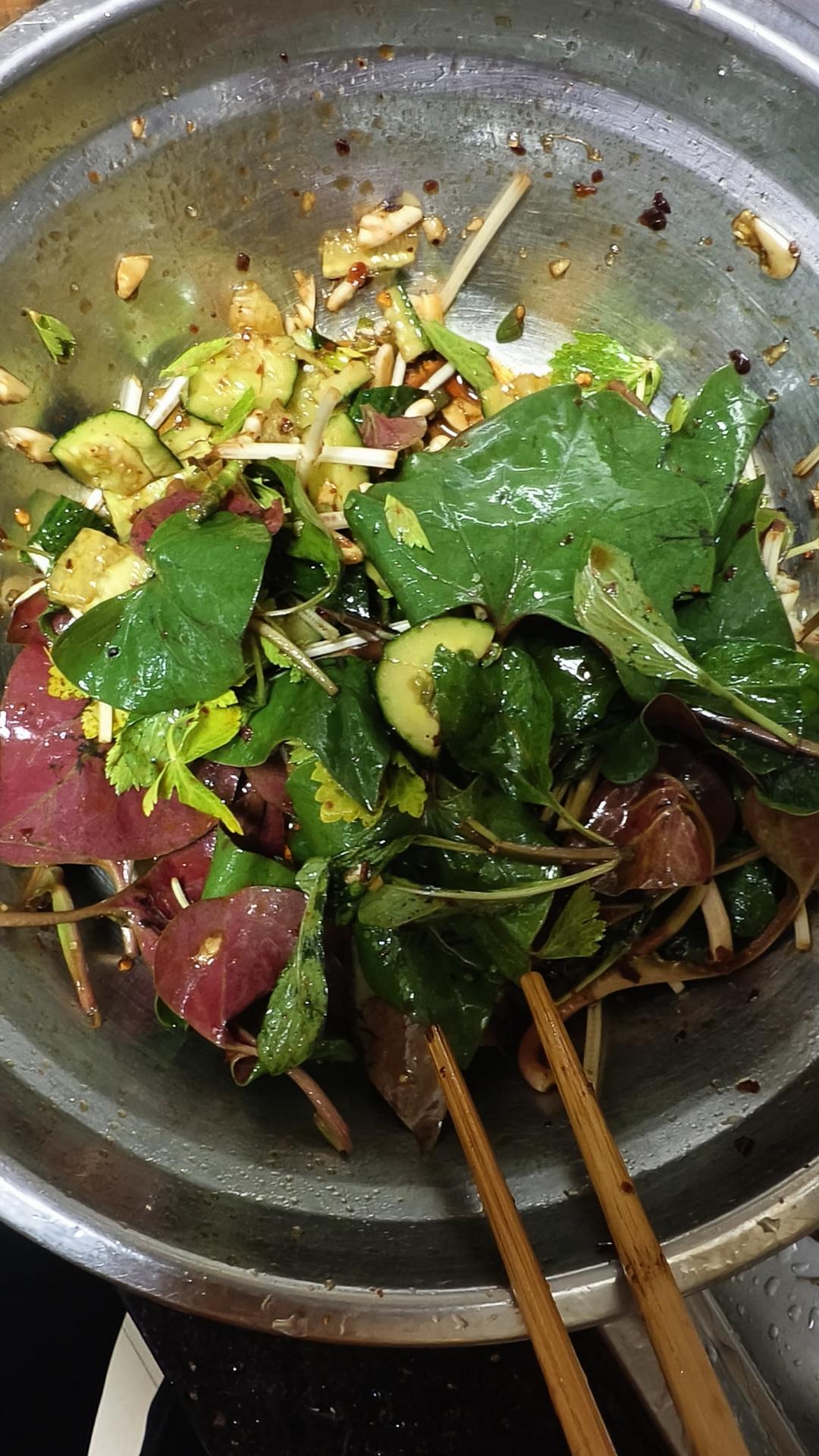 折耳根黄瓜凉拌菜（万能拌菜）