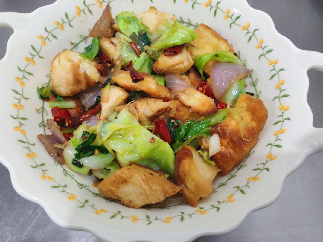 包菜炒馕（烧饼版）