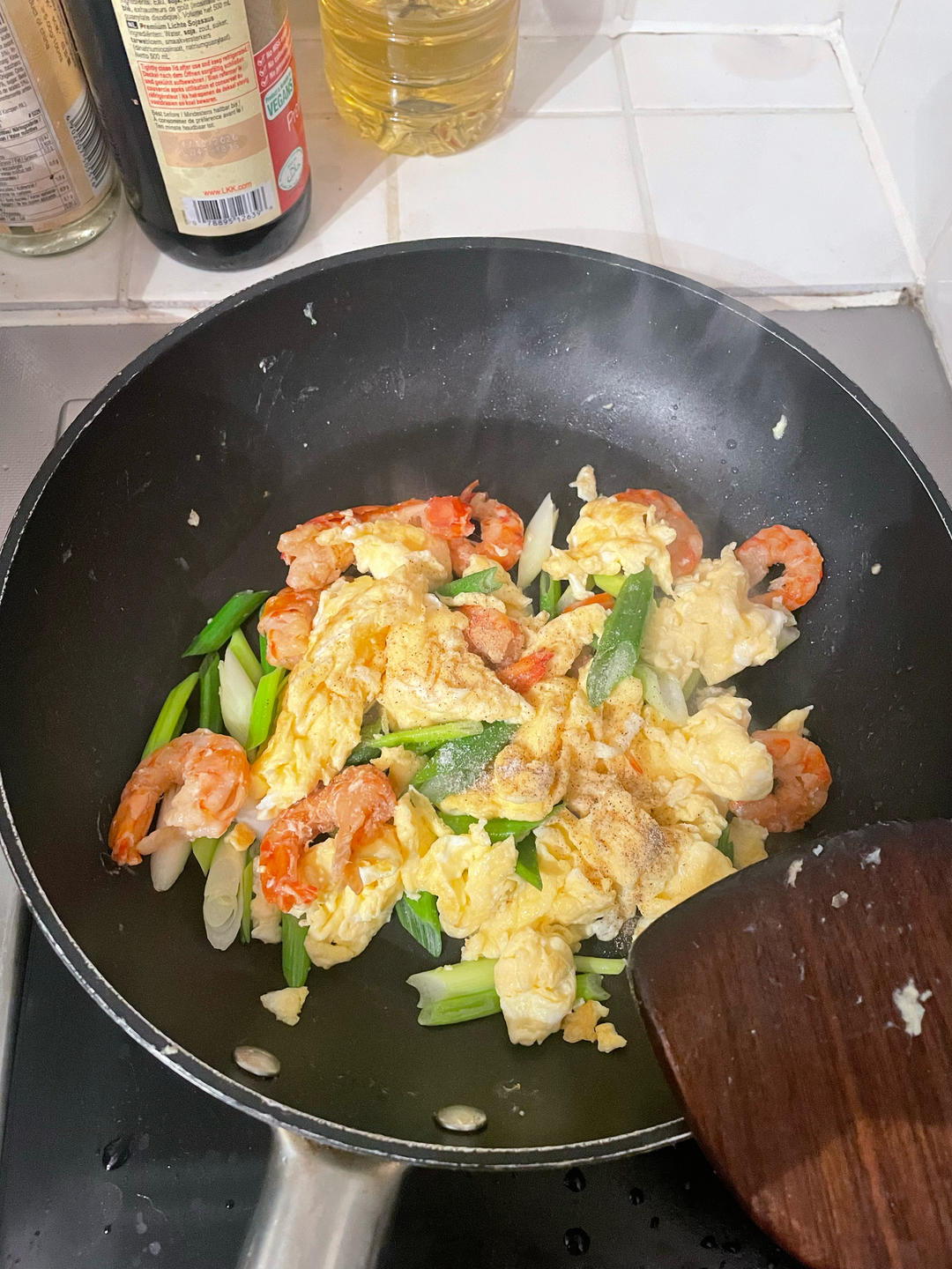 大葱炒鸡蛋