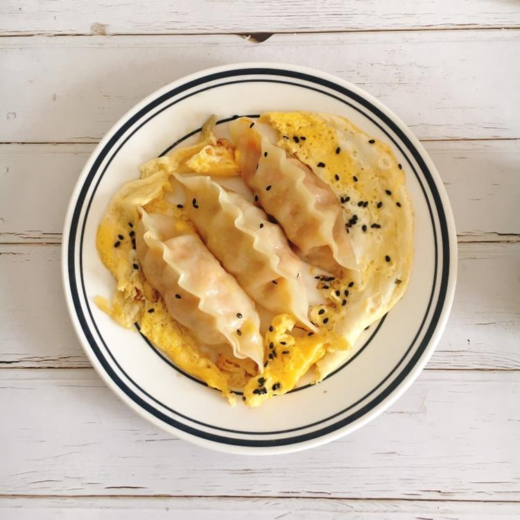 懒人快手抱蛋煎饺