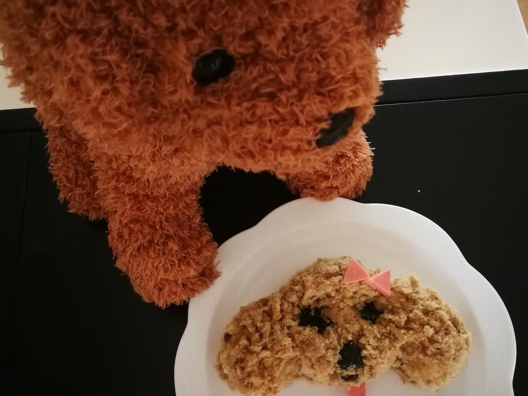 哄娃人气早餐【咸蛋黄肉松饭团】泰迪版-每天都是六一节