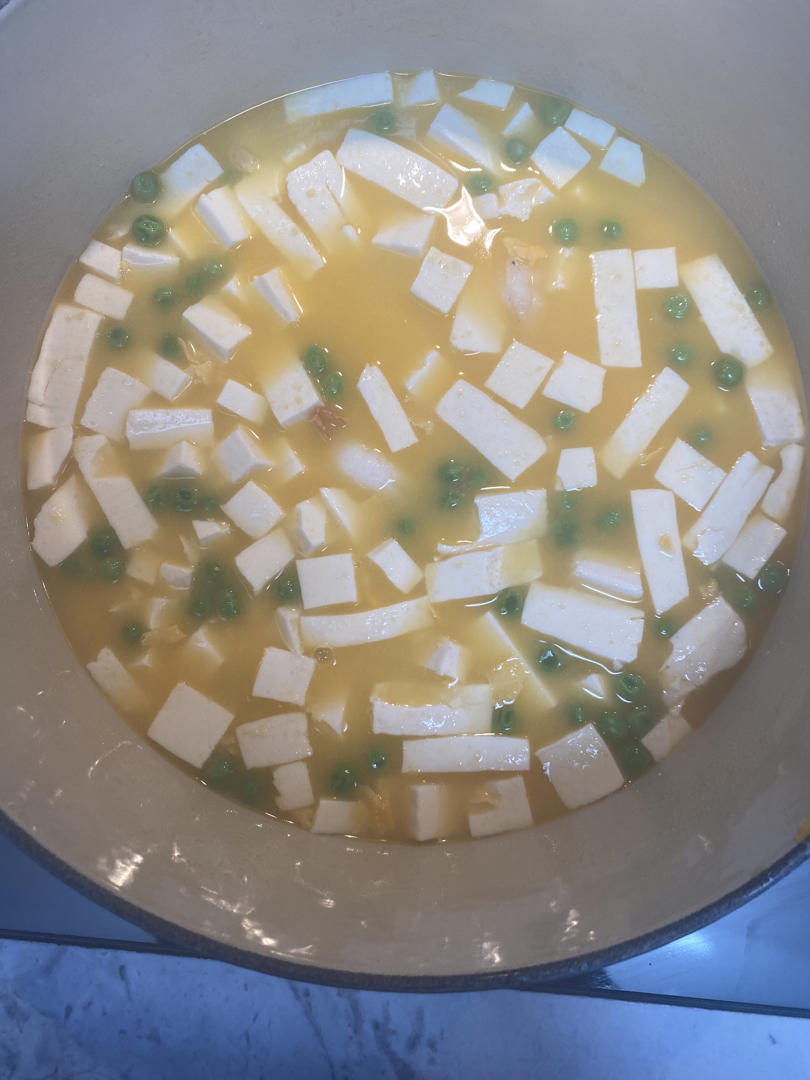 蟹黄豆腐（咸蛋黄版）