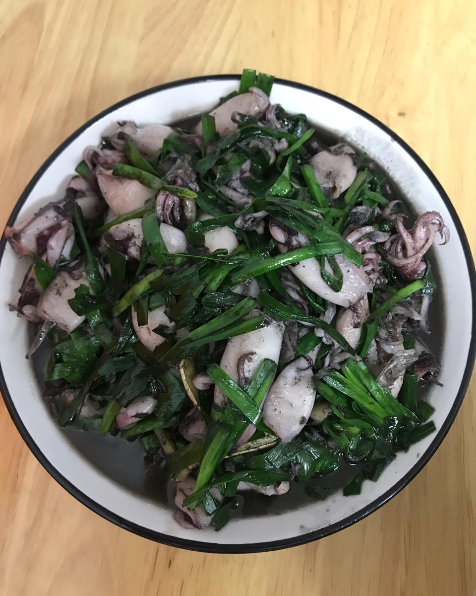 韭菜炒海兔