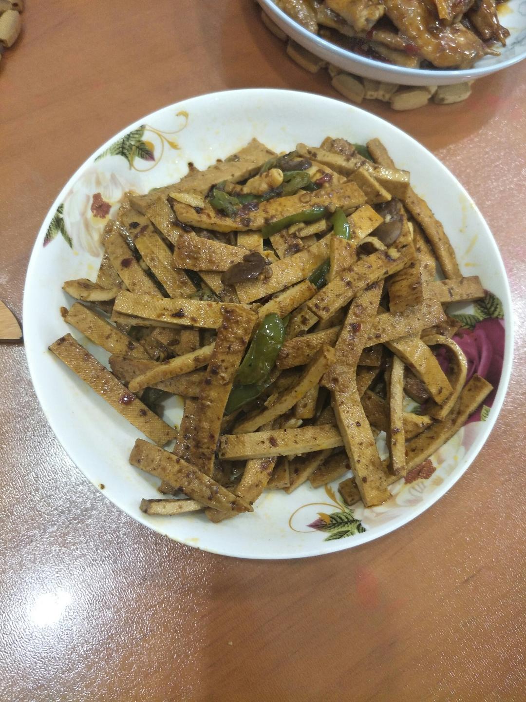 青椒豆腐干