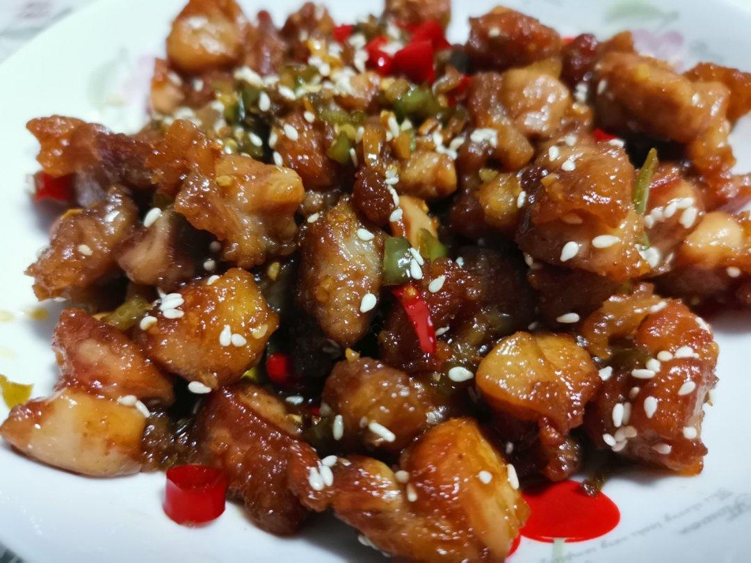 蒜味辣鸡块