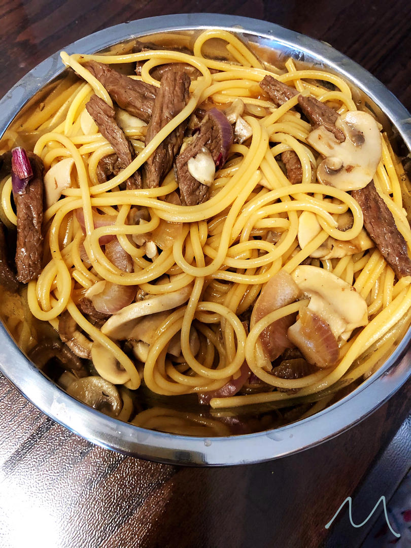比餐厅好吃的黑椒牛柳意面🍝零失败简单教程