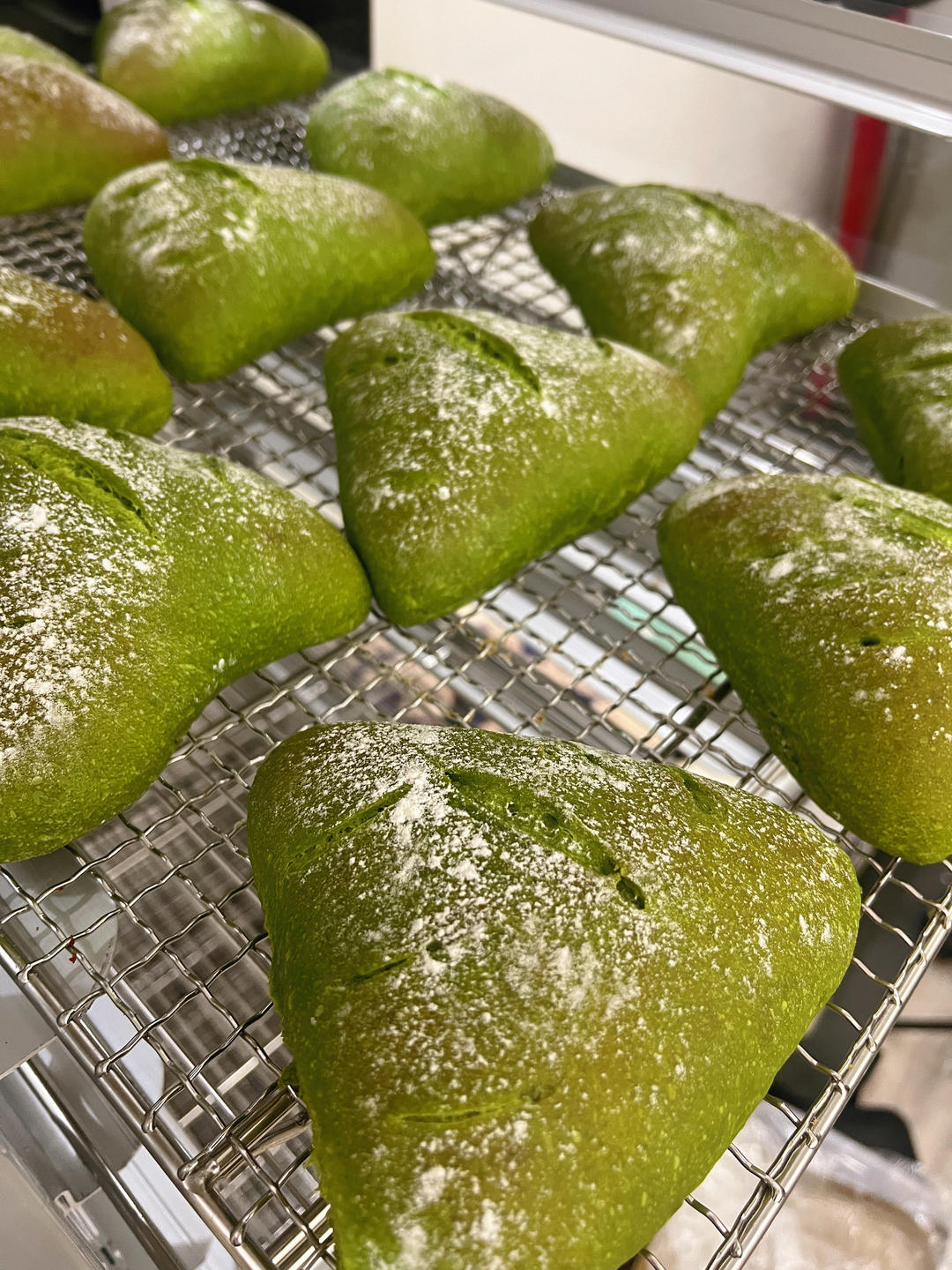 老面版抹茶面团