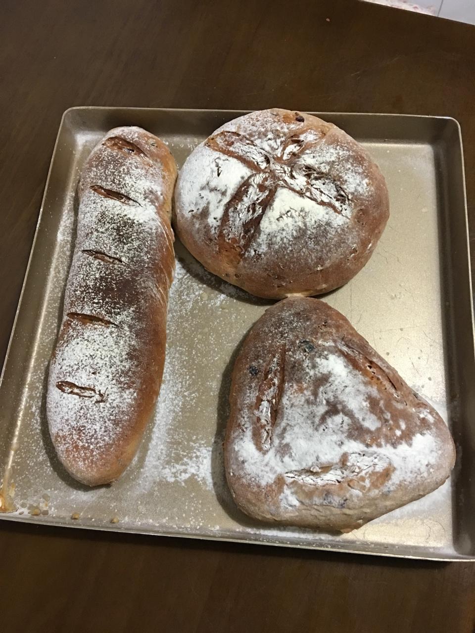 蔓越莓坚果软欧包