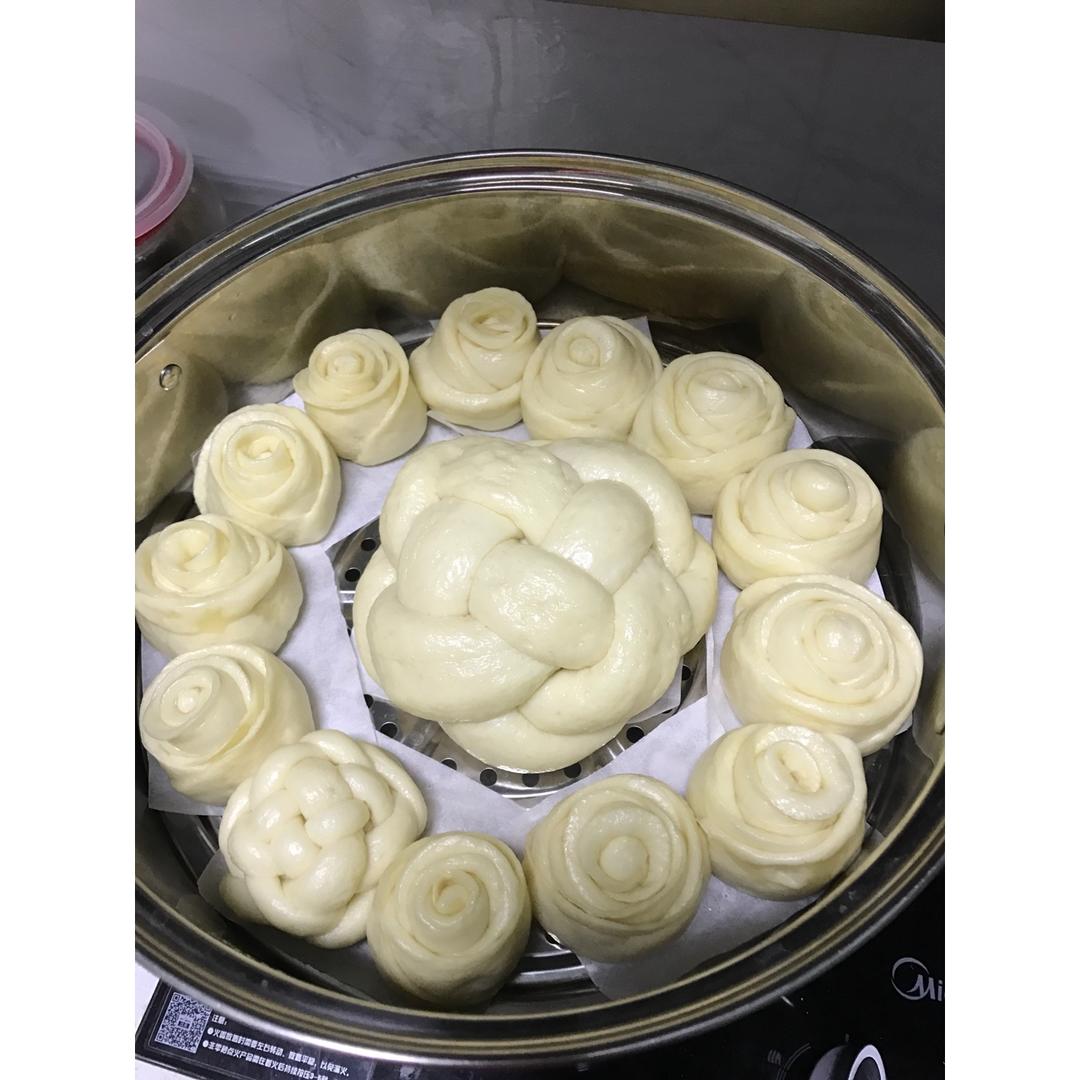 玫瑰花馒头