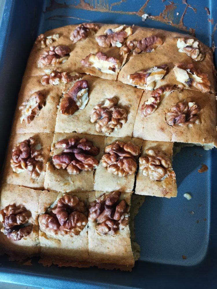 香蕉核桃蛋糕（低油少糖健康版）